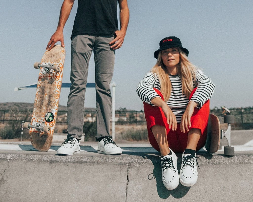 A9926 White TUKskin™ Quilted Interlace Sneaker