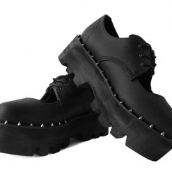 A9936 Women Black TUKskin™ Open Top Dino Lug