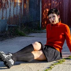 A9937 Women Black & White Cow Print Open Top Dino Lug