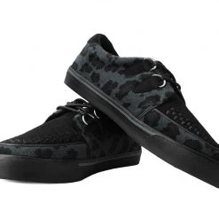 A9948 Black & Grey Leopard Hair VLK Sneaker
