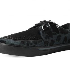 A9948 Black & Grey Leopard Hair VLK Sneaker