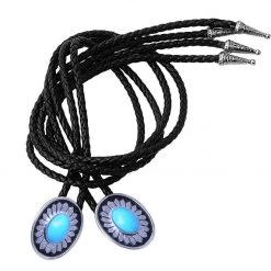 BL02 Women Turquoise Western Bolo Shoe Tie