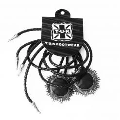 BL07 Black Sun Bolo Shoe Tie