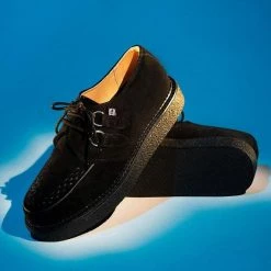 D9760 Black Suede 1970 Original Creeper Women