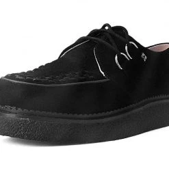 D9760 Black Suede 1970 Original Creeper Women