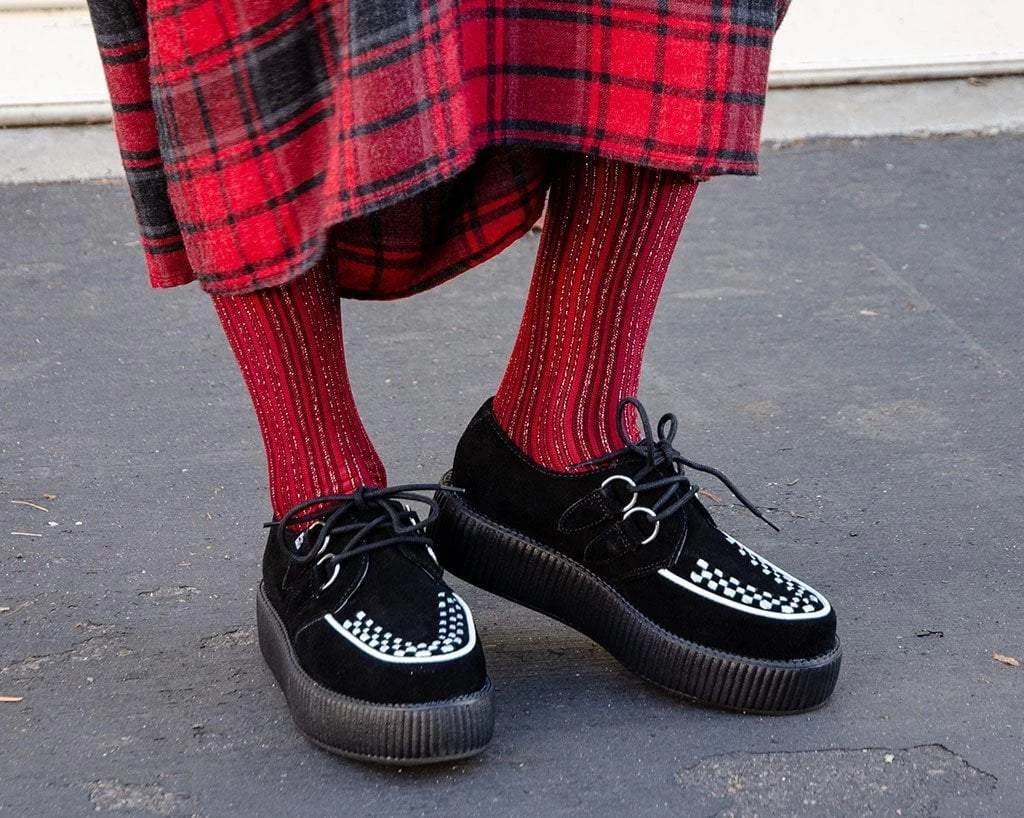 V8366 Two Tone Suede Creepers