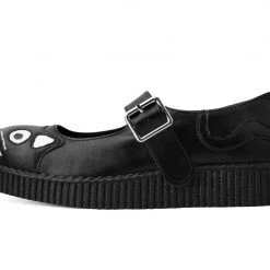 F3082L New Arrivals Black TUKskin™ Kitty Viva II Mary Jane