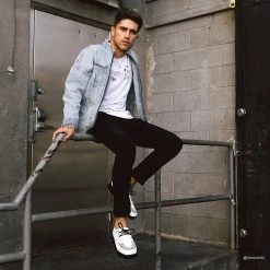 F9673 Women White TUKskin™ Viva II Low Creeper