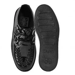 F9679 Black Patent Viva II Low Sole Creeper