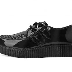 F9679 Black Patent Viva II Low Sole Creeper