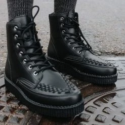 F9709 Black TUKskin™ 7-Eye- Viva II Boot Women