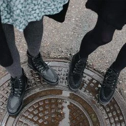 F9709 Black TUKskin™ 7-Eye- Viva II Boot Women