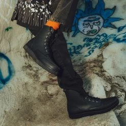 F9709 Black TUKskin™ 7-Eye- Viva II Boot Women