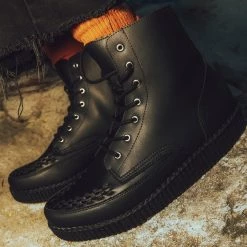 F9709 Black TUKskin™ 7-Eye- Viva II Boot Women