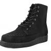 F9710 Women Black Suede 7-Eye Viva II Boot