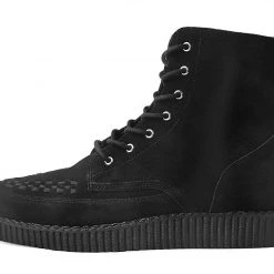 F9710 Women Black Suede 7-Eye Viva II Boot