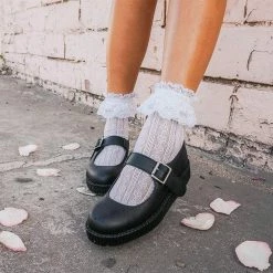 F9748L Black TUKskin™ Viva II Mary Jane Women