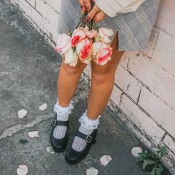 F9748L Black TUKskin™ Viva II Mary Jane Women