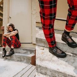 F9748L Black TUKskin™ Viva II Mary Jane Women