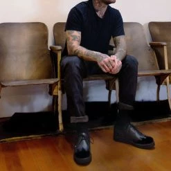 F9813 Black TUKskin™ & Patent Flame Creeper