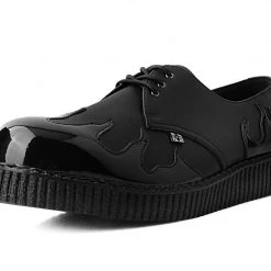 F9813 Black TUKskin™ & Patent Flame Creeper