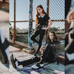 F9838 Black & White TUKskin™ Saddle Oxford