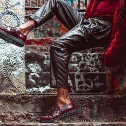 F9857 Burgundy Rub-Off TUKskin™ Creeper Back In Stock