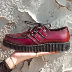 F9857 Burgundy Rub-Off TUKskin™ Creeper Back In Stock