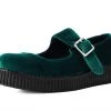 F9869L Emerald Velvet Viva II Mary Jane Women