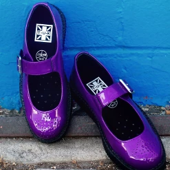 F9901L Purple Metallic TUKSkin™ Viva II Mary Jane Women