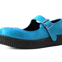 F9918L Women Teal TUKSkin™ Viva II Mary Jane