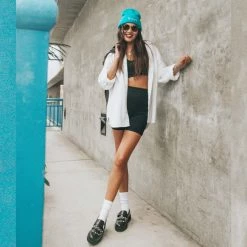 F9929 Women Black Studded Loafer