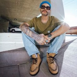 F9951 Tan Brush-Off 7-Eye Viva II Boot Women