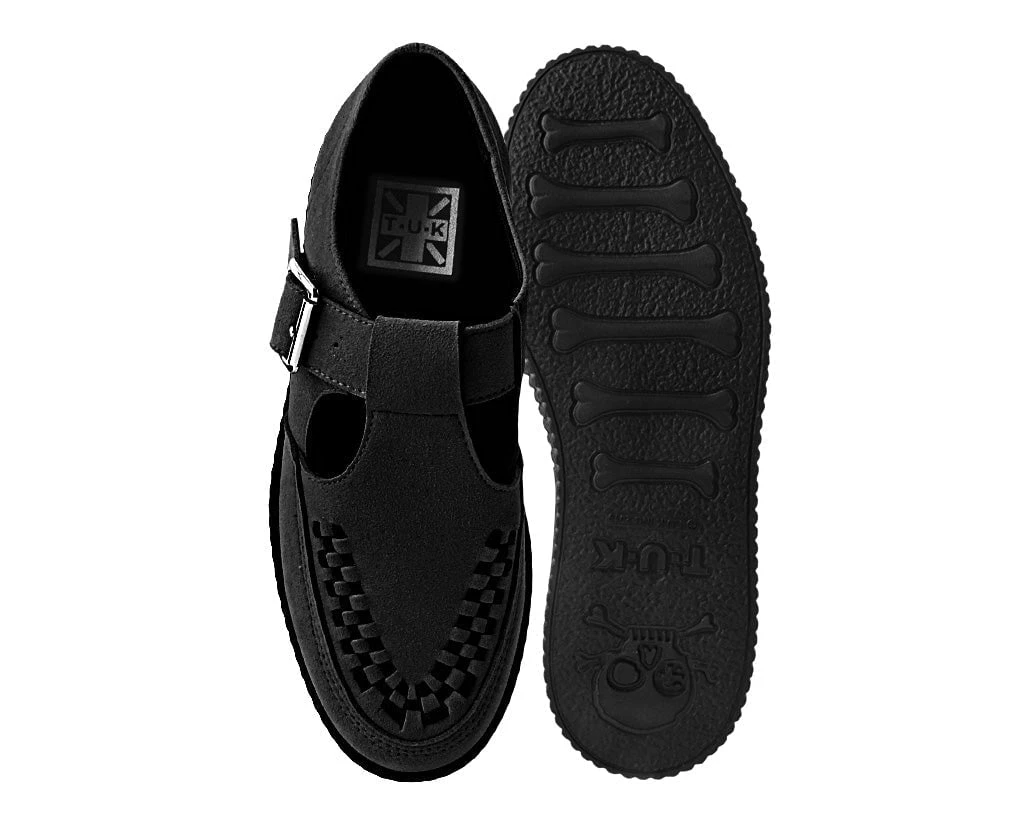 F9954 Women Black Faux Suede Viva II Sandal