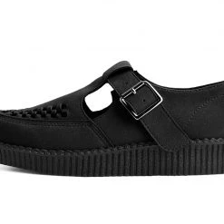 F9954 Women Black Faux Suede Viva II Sandal