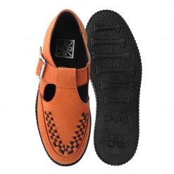 F9956 Burnt Orange Faux Suede Viva II Sandal