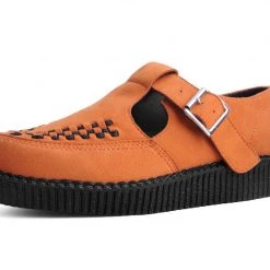 F9956 Burnt Orange Faux Suede Viva II Sandal