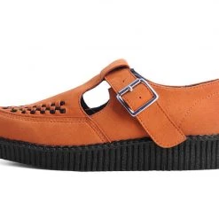 F9956 Burnt Orange Faux Suede Viva II Sandal