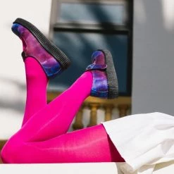 F9989L Purple & Blue Viva II Cloud Mary Jane