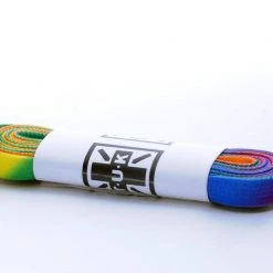 LC002-120MUL 120 CM Rainbow Flat Laces