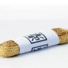 LC028-120MGD 120 CM Metallic Gold Flat Laces Women