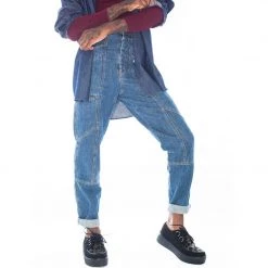 V9971 Women Black & Olive Leopard D-Ring Mondo Creeper