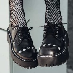 T2297 Black Anarchic Spiked Dino Gibson