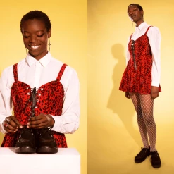 D9760 Black Suede 1970 Original Creeper Women