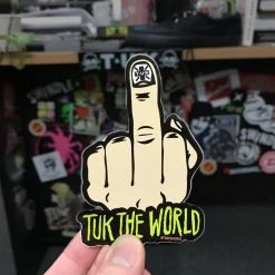 P0067 TUK The World Birdie Sticker Accessories