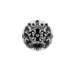 P0076 T.U.K. Crest Button Stickers, Pins, Patches, Totes