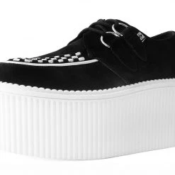 S3081 Black Suede White Interlace Stratocreeper New Arrivals