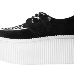 S3081 Black Suede White Interlace Stratocreeper New Arrivals