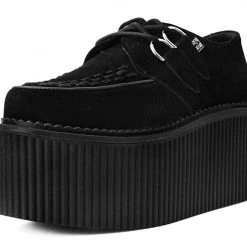 S9789 Women Black Suede Classic Stratocreeper