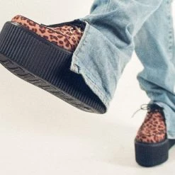 S9791 Leopard Fabric Classic Stratocreeper Women